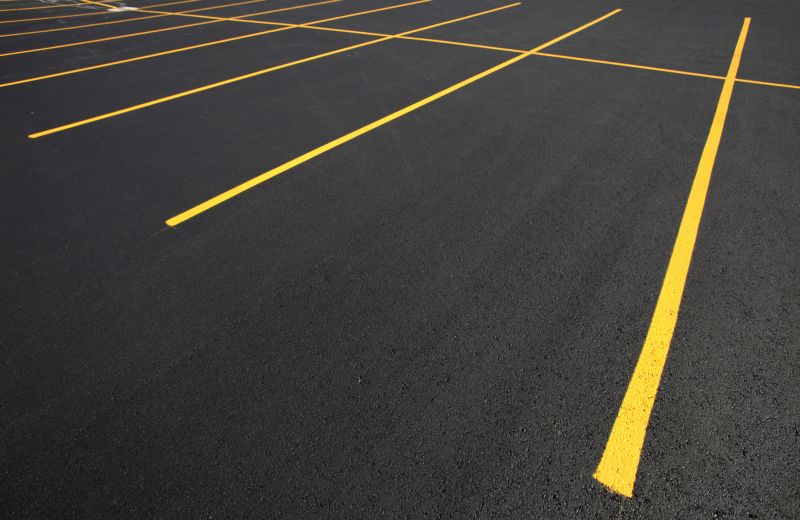 Resurfaced Parking Lot