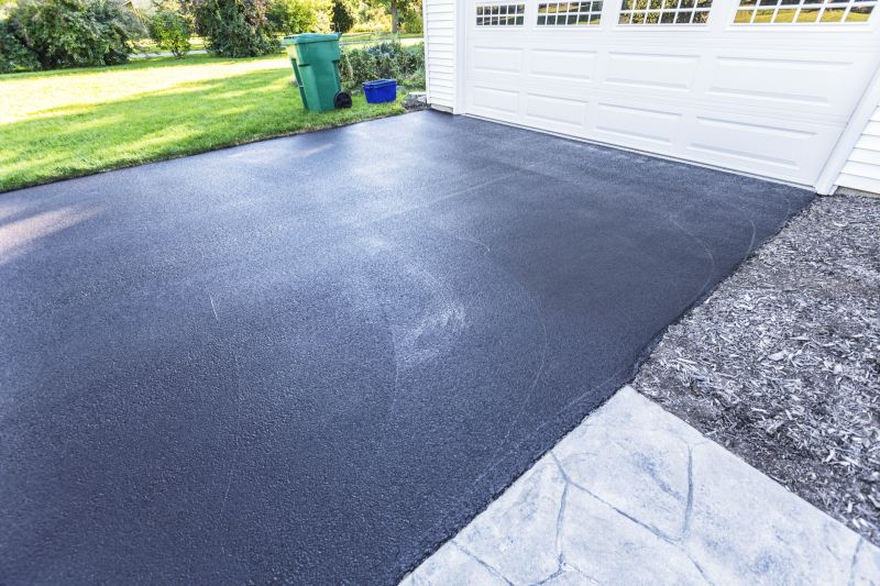 Blacktop Driveway with Clear Edges